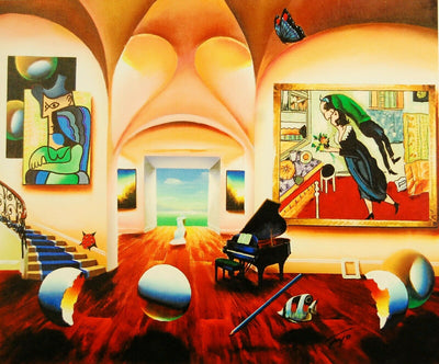 Masters Musical Beginning By Ferjo - Giclee On Canvas Signed Edition Of 350 (1946)