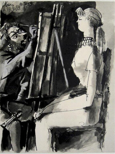La Comedie Humanie by Pablo Picasso Original Lithograph 1954