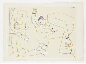 Verve VIII by Pablo Picasso Original Lithograph 1954