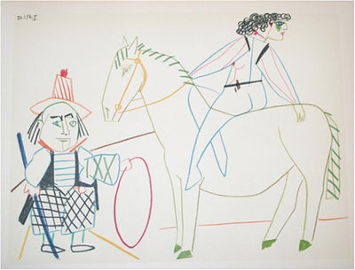 Verve 1954 VIII by Pablo Picasso Original Lithograph 1954