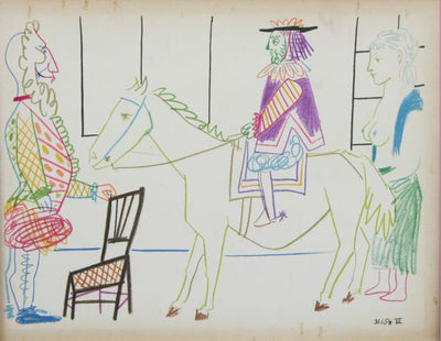 Verve 1954 VIII by Pablo Picasso Original Lithograph 1954