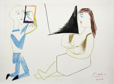 Verve 1954 VIII by Pablo Picasso Original Lithograph