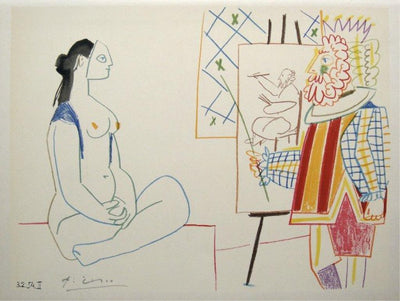 Verve 1954 VIII by Pablo Picasso Original Lithograph