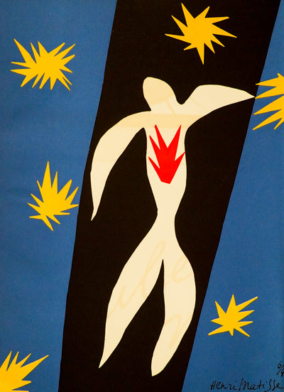 The Fall of Icarus by Henri Matisse 1943