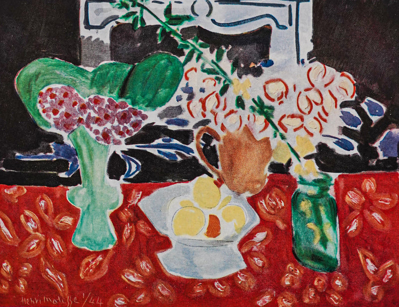 Nature Morte aux Roses de Noel et aux Saxifrages by Henri Matisse 1943