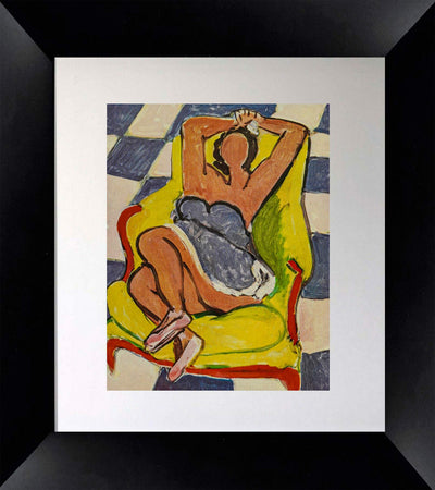 Le Repos de la Danseuse, Carrelage Rose et Bleu by Henri Matisse 1943