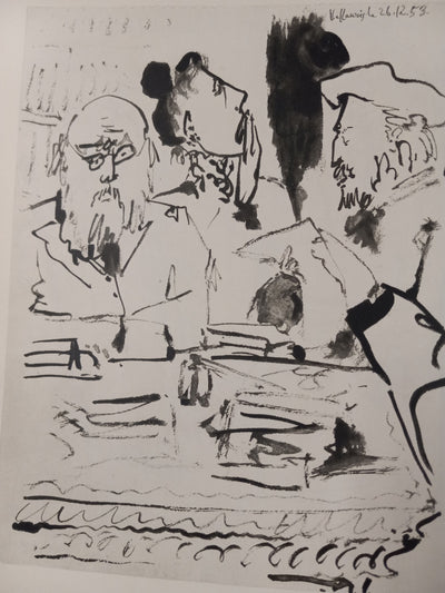 Verve 1954 by Pablo Picasso Original Framed Lithograph