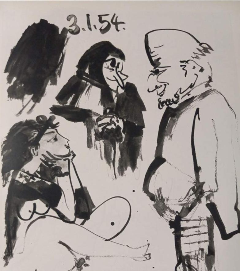 Verve 1954 by Pablo Picasso Original Lithograph