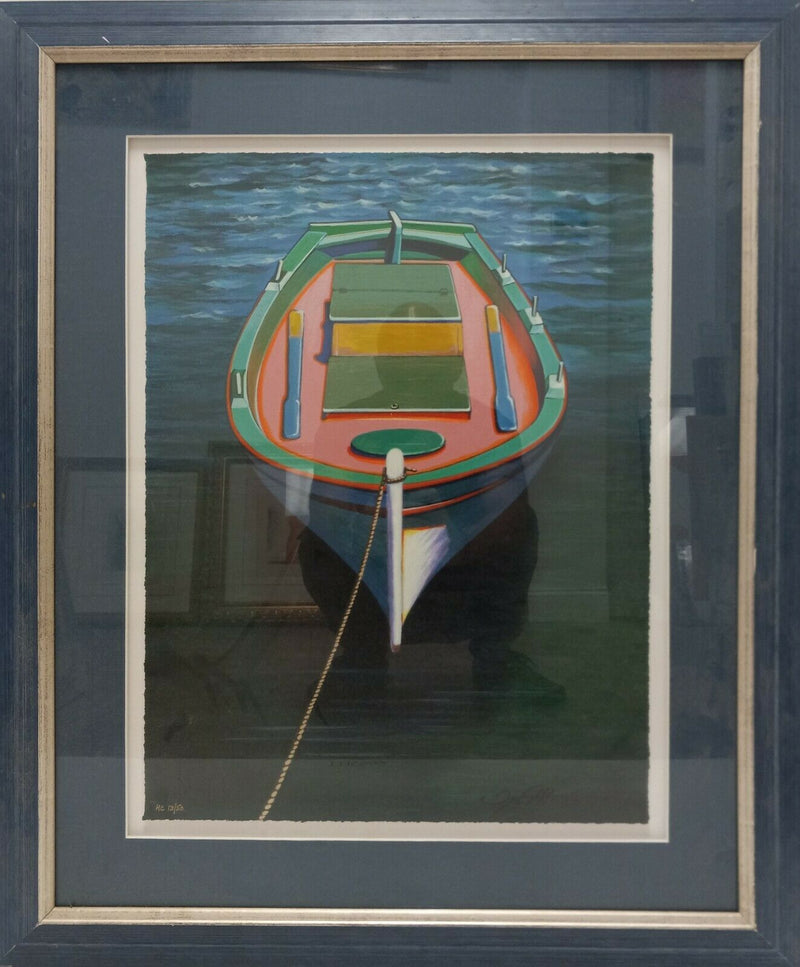 Green Lagoon By Igor Medvedev - Original Framed Print Hand Signed Edition Of 50
