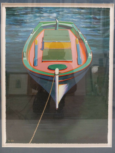 Green Lagoon By Igor Medvedev - Original Framed Print Hand Signed Edition Of 50