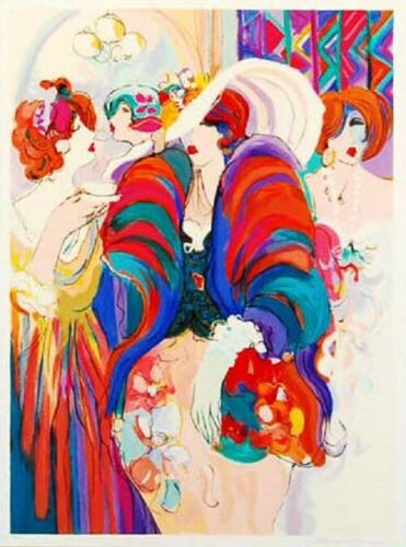 Reception By Isaac Maimon - 1991 Hand Signed Serigraph With Frame And COA