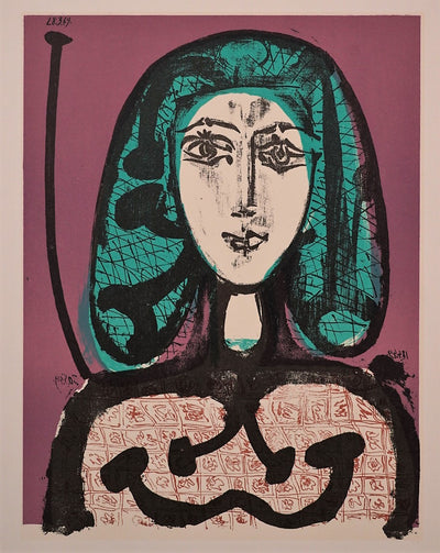 La Femme A La Resille by Pablo Picasso