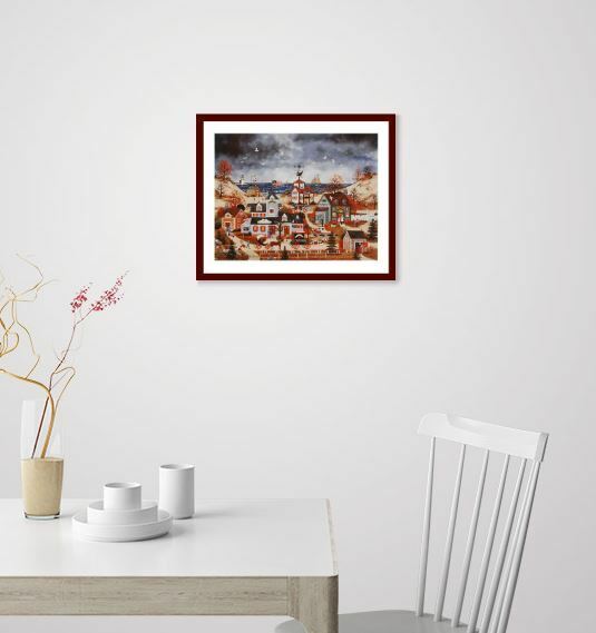 Home Before Dark By Jane Wooster Scott - Original Framed Hand Signed Limited Edition