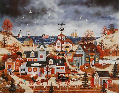 Home Before Dark By Jane Wooster Scott - Original Framed Hand Signed Limited Edition