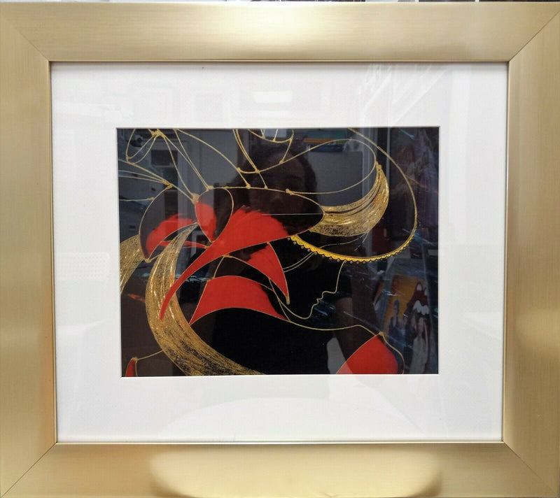 Poetry of Elegance by Martiros Manoukian Framed Abstract Decor Art