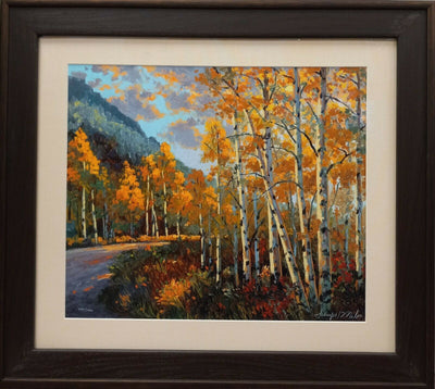 Fall Earthly Pleasures By Miles Schaefer - Signed Contemporary Framed Fine Art