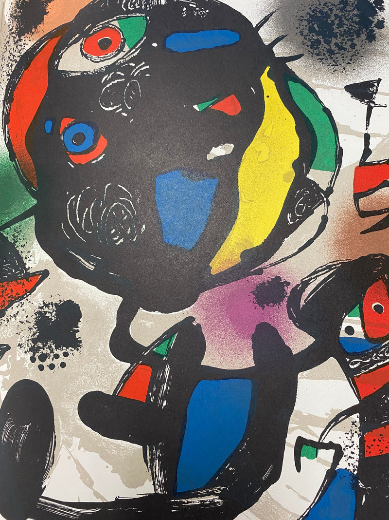 Litografia Original V by Joan Miro