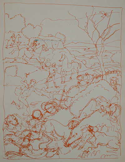 Hunting Scene 1 by Andre Derain 1940