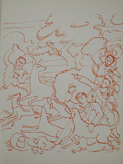 Hunting Scene 2 by Andre Derain 1940