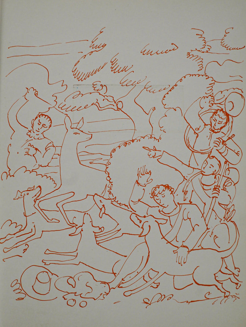 Hunting Scene 2 by Andre Derain 1940