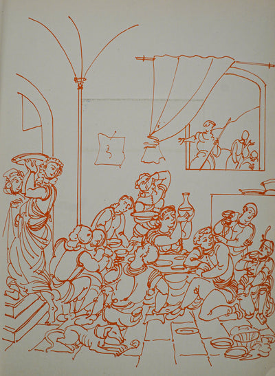 Banquet Scene 1 by Andre Derain 1940
