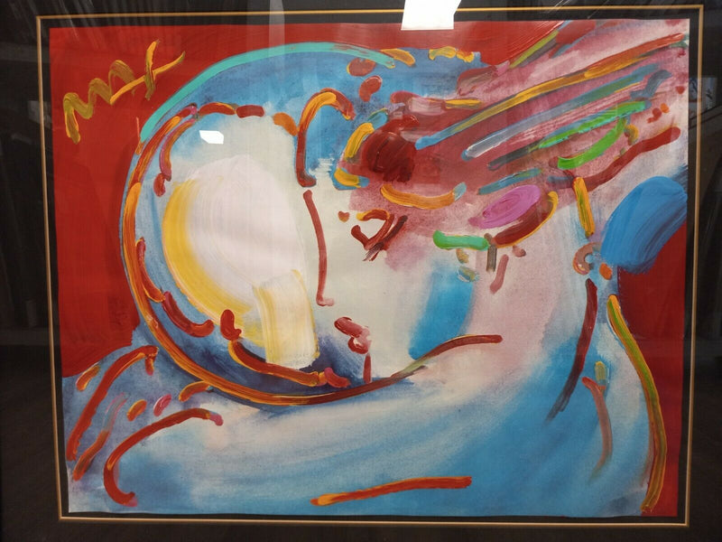 Peace By the Year 2000 By Peter Max Frame - Signed Contemporary Fine Art