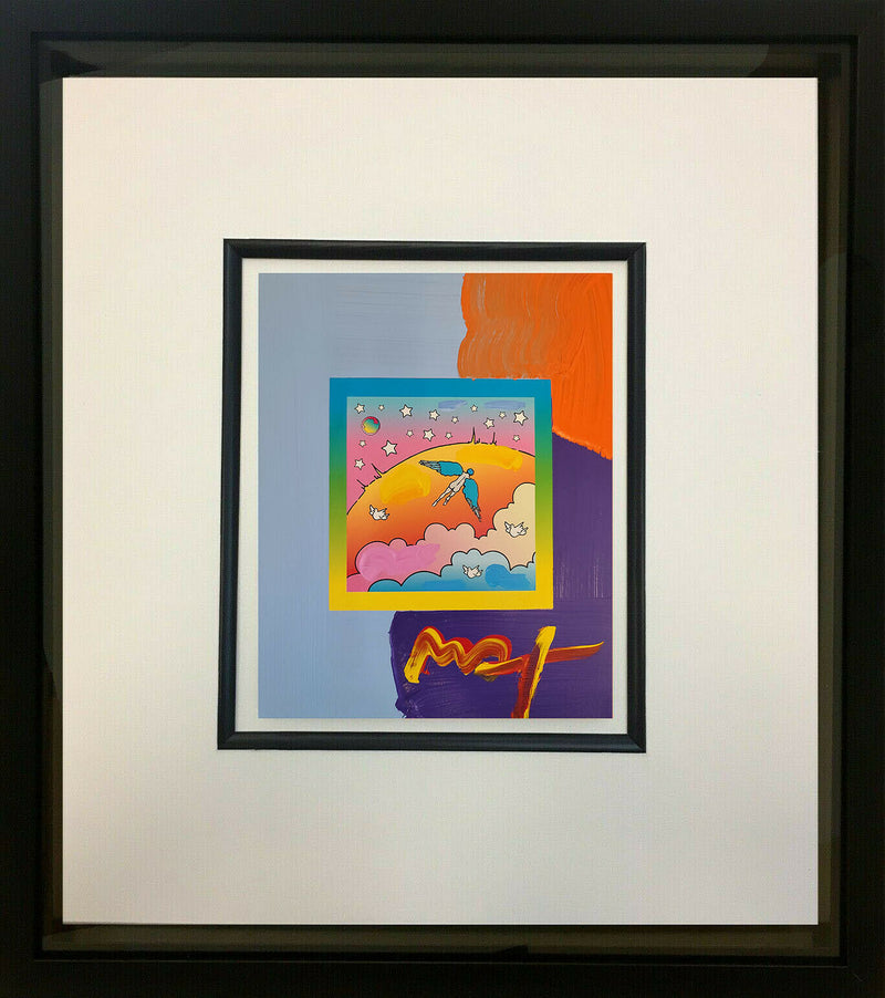 Angel Clouds On Blends By Peter Max - 