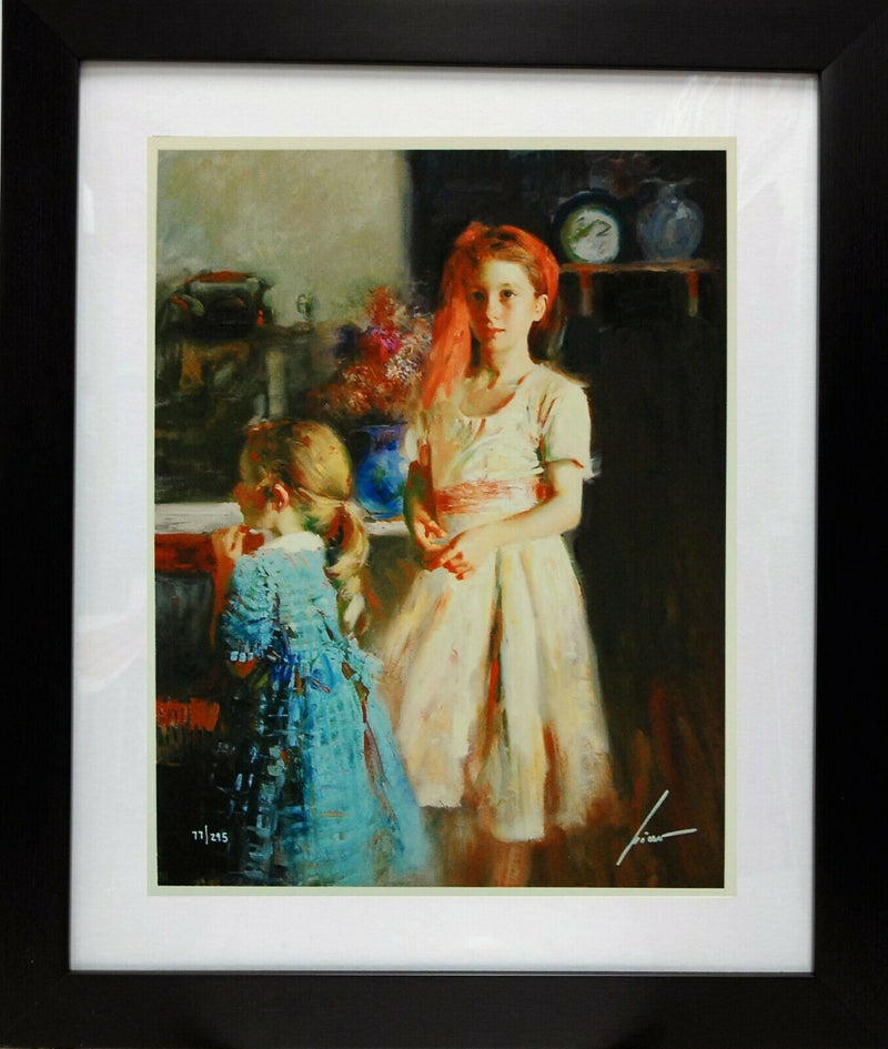 Best Friends By Pino - Original Framed Giclée on paper Hand Signed Edition of 295
