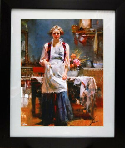 Warm Memories by Pino - Figurative Framed Fine Art Signed