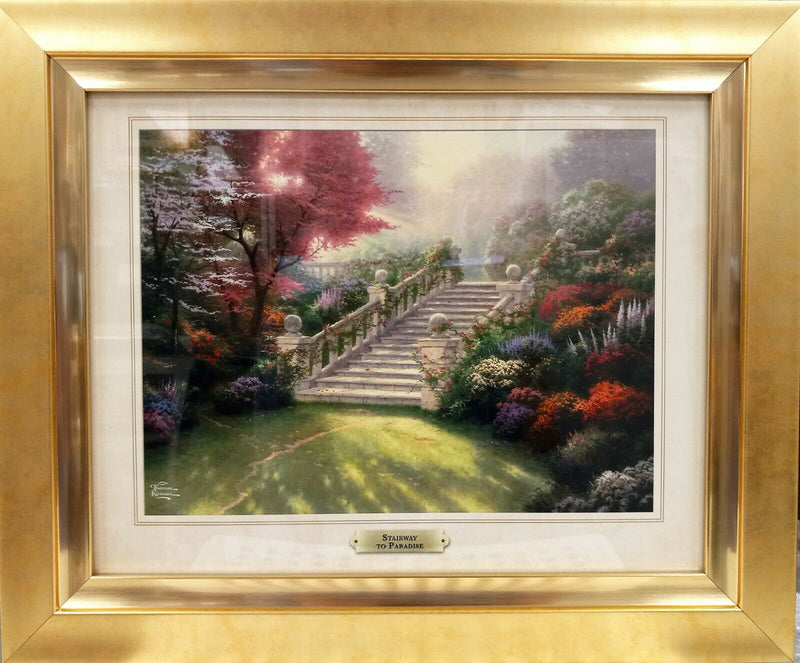 Stairway To Paradise By Thomas Kinkade - 2011 Signed In Plate Offset Lithograph