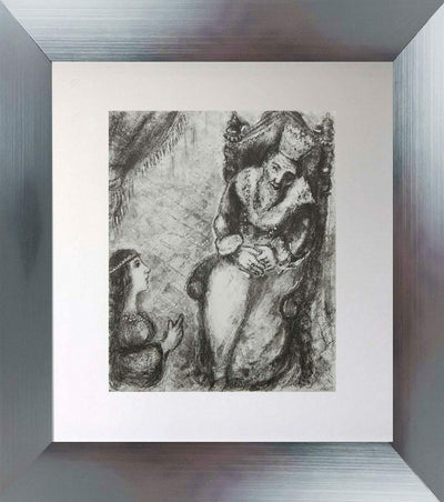 Bathsheba Reminds David of His Promise by Marc Chagall