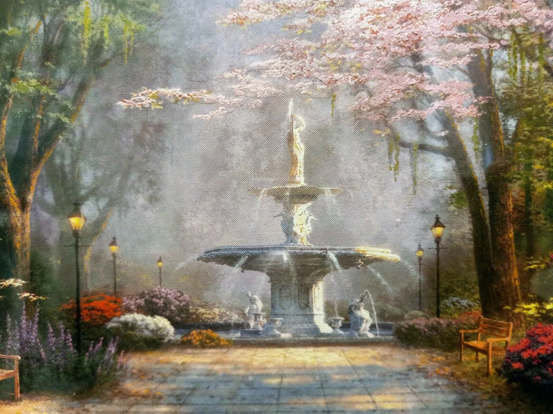 Savannah Romance By Thomas Kinkade - 2011 Signed In Plate Offset Lithograph