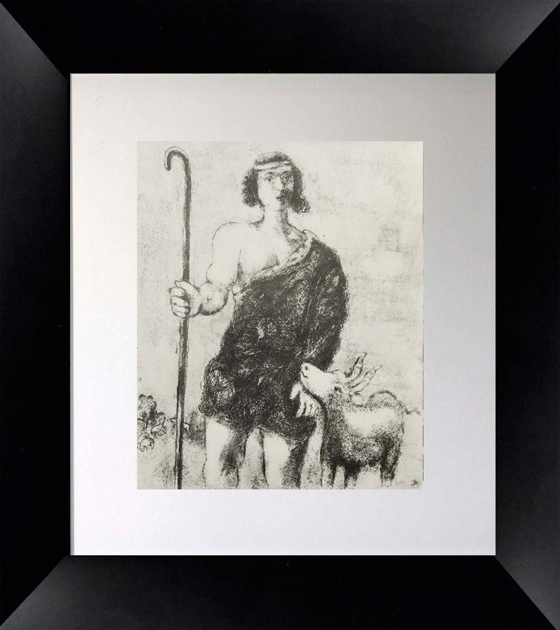 17 Year Old Joseph Tends the Flocks with His Brothers by Marc Chagall