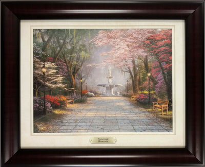 Savannah Romance By Thomas Kinkade - 2011 Signed In Plate Offset Lithograph
