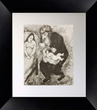 Circumcision Prescribed by God to Abraham by Marc Chagall