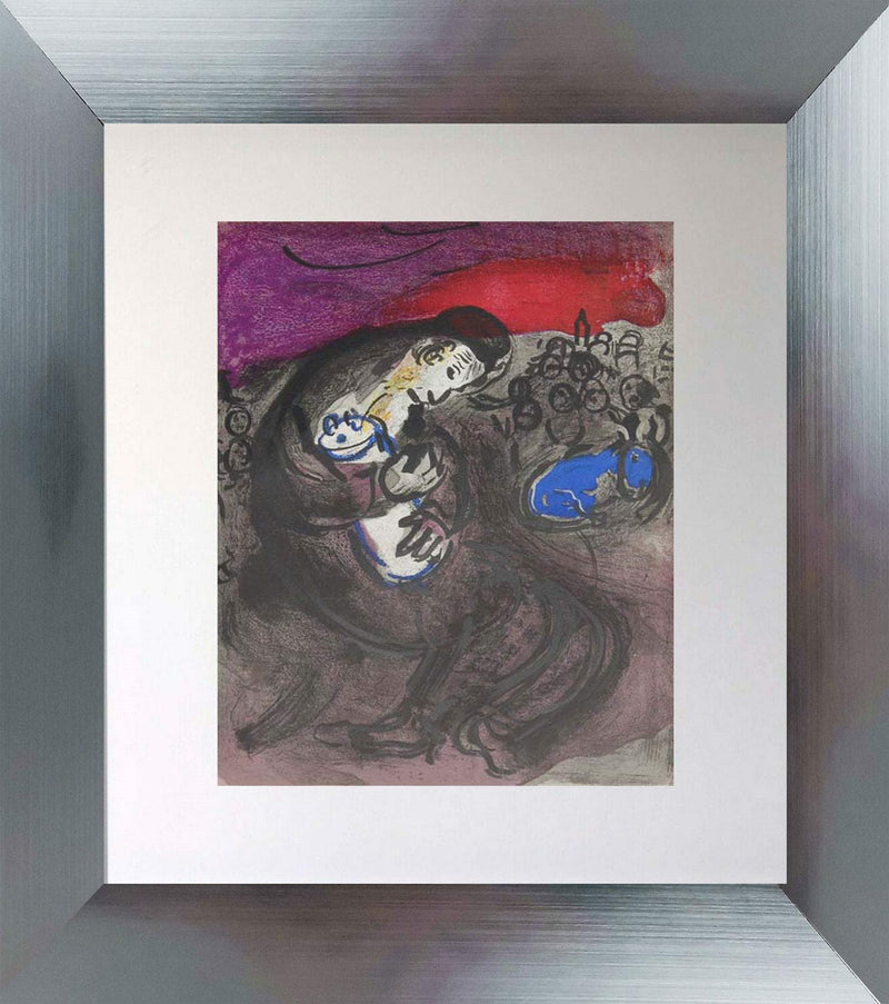 The Cries of Jeremiah by Marc Chagall Original Color Lithograph