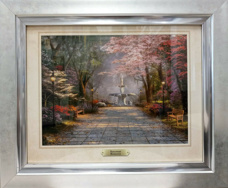 Savannah Romance By Thomas Kinkade - 2011 Signed In Plate Offset Lithograph