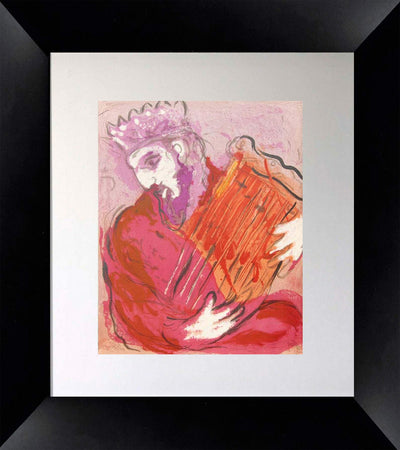 David (II) by Marc Chagall Original Color Lithograph