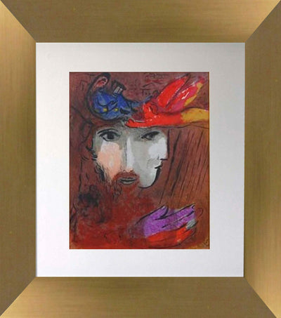 David & Bathsheba by Marc Chagall Original Color Lithograph