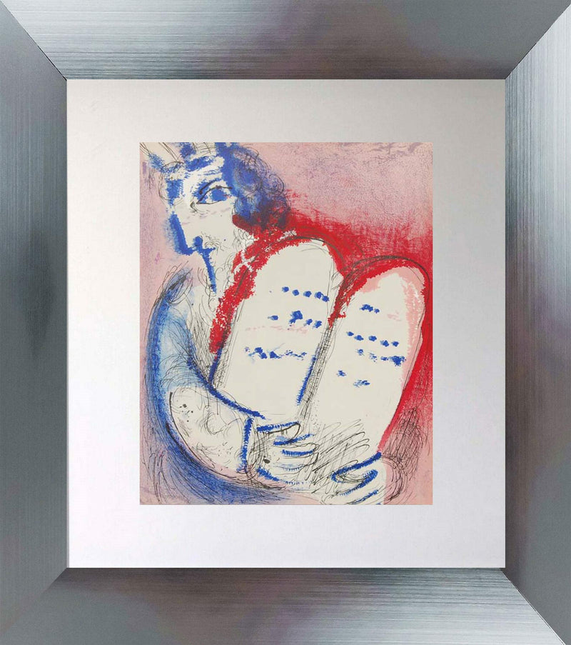 Moses (III) by Marc Chagall Original Color Lithograph