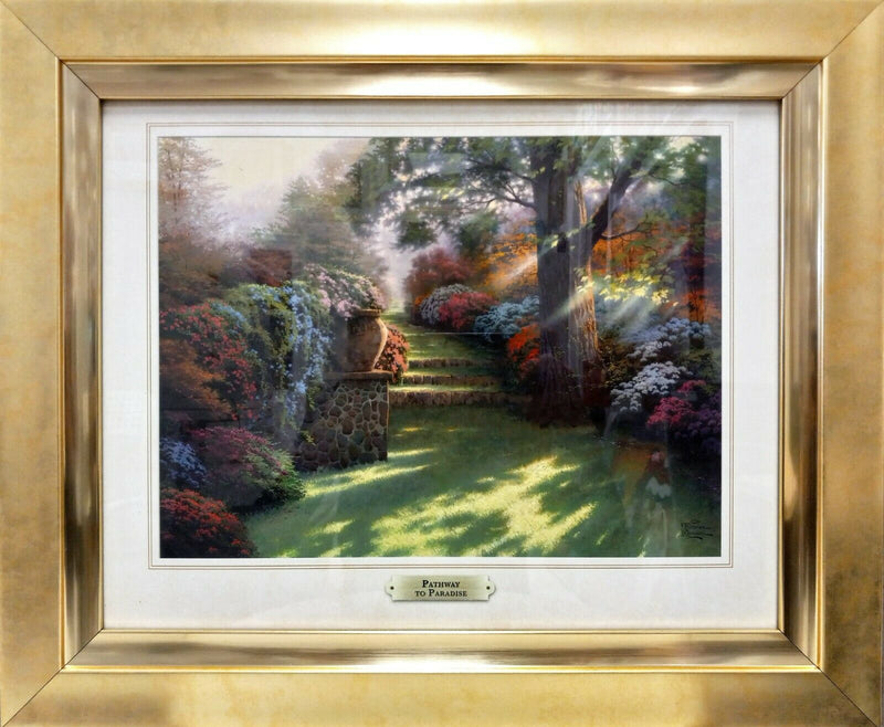 Pathway To Paradise By Thomas Kinkade - 2011 Signed In Plate Offset Lithograph