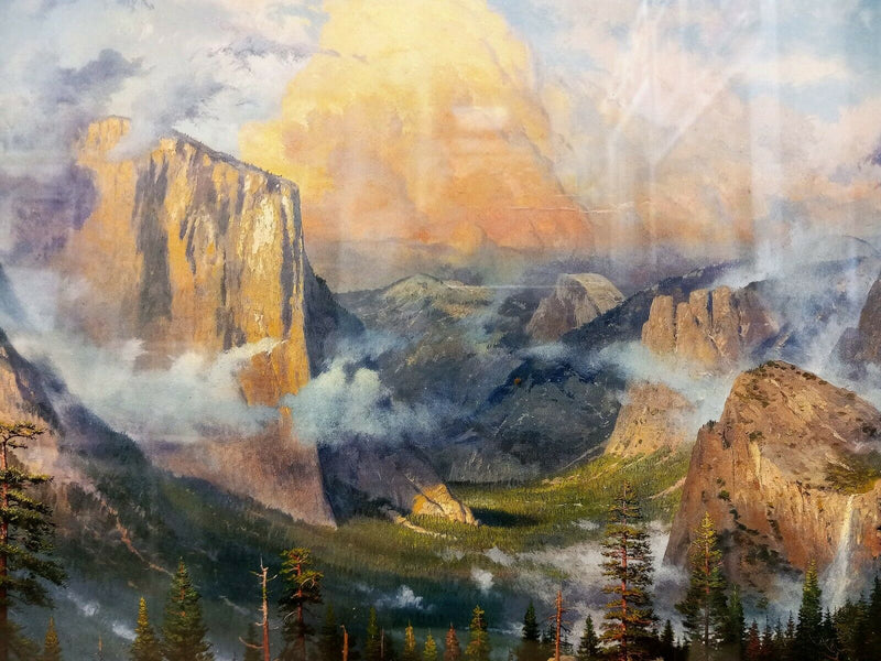 Yosemite By Thomas Kinkade - 2011 Signed In Plate Offset Lithograph