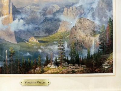 Yosemite By Thomas Kinkade - 2011 Signed In Plate Offset Lithograph