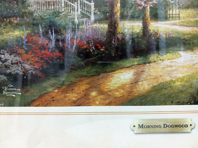 Morning Dogwood By Thomas Kinkade 2011 Signed In Plate Offset Lithograph