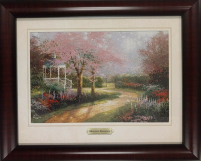 Morning Dogwood By Thomas Kinkade 2011 Signed In Plate Offset Lithograph