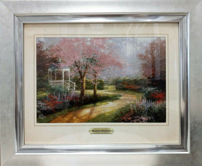 Morning Dogwood By Thomas Kinkade 2011 Signed In Plate Offset Lithograph