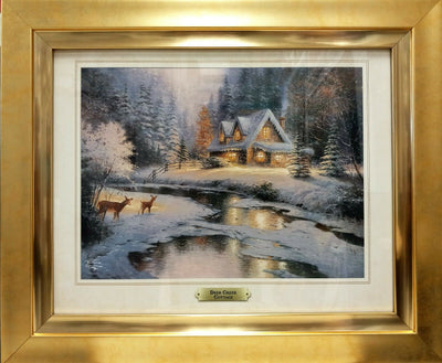 Deer Creek Cottage By Thomas Kinkade - 2011 Signed In Plate Offset Lithograph