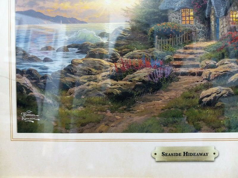 Seaside Hideaway By Thomas Kinkade - 2011 Signed In Plate Offset Lithograph