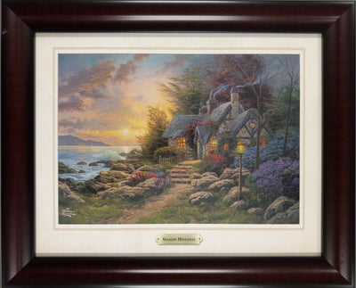 Seaside Hideaway By Thomas Kinkade - 2011 Signed In Plate Offset Lithograph