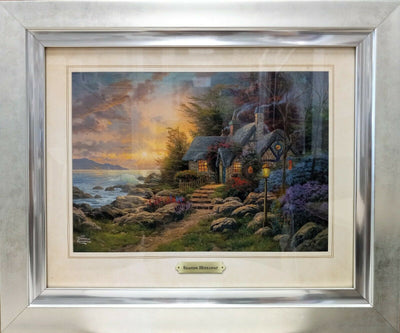 Seaside Hideaway By Thomas Kinkade - 2011 Signed In Plate Offset Lithograph